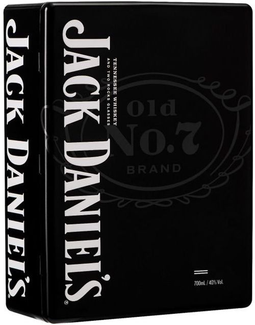 Jack Daniel's No.7 0,7l 40% + 2x sklo 2022 Plech