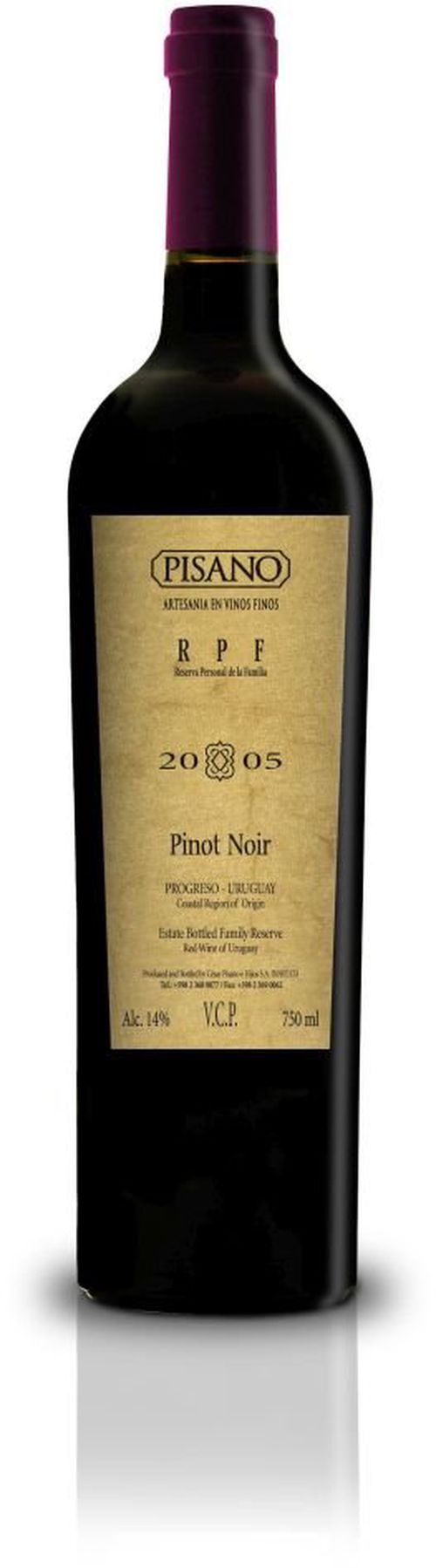 Pisano Pinot Noir Reserva RPF 2013 0,75l 13,5%