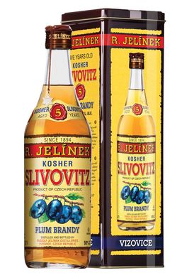 Slivovice Kosher Gold 5y 0,7l 50% Plech