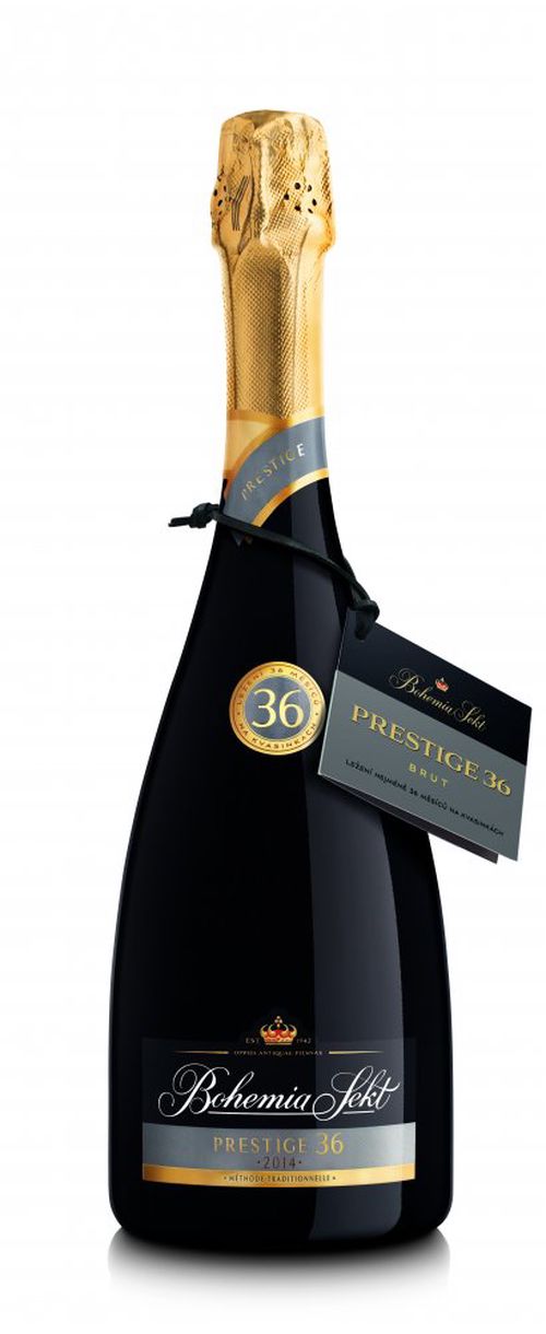 Bohemia sekt Prestige 36 Brut Jakostní šumivé víno stanovené oblasti 2015 0,75l 12,5%