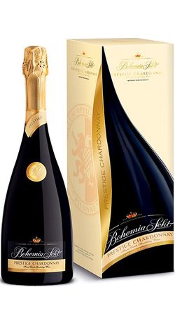 Bohemia Sekt Prestige Chardonnay Jakostní šumivé víno bílé 0,75l 13% GB